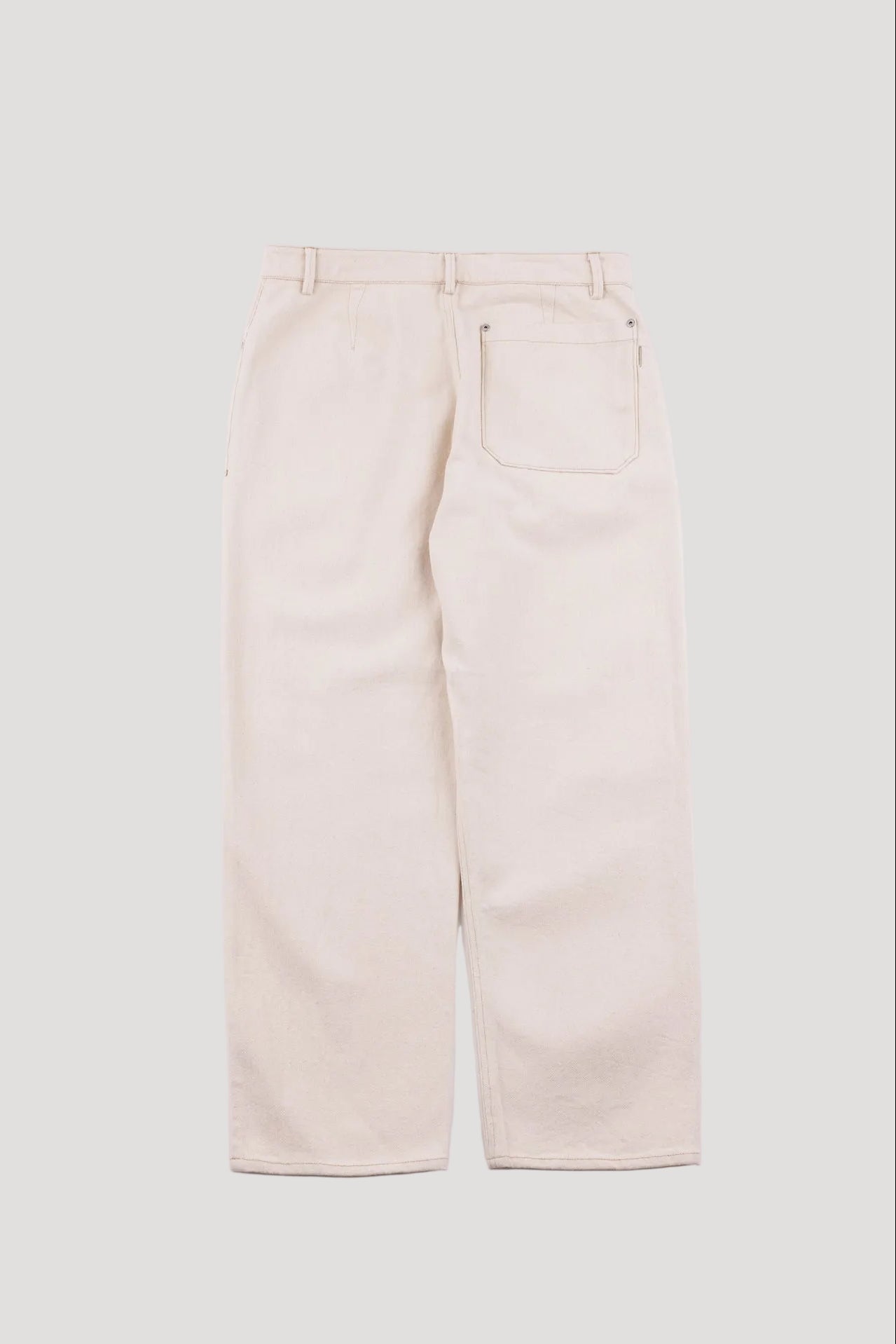 Folk | Folk Barrel Leg Trouser - Ecru Twill