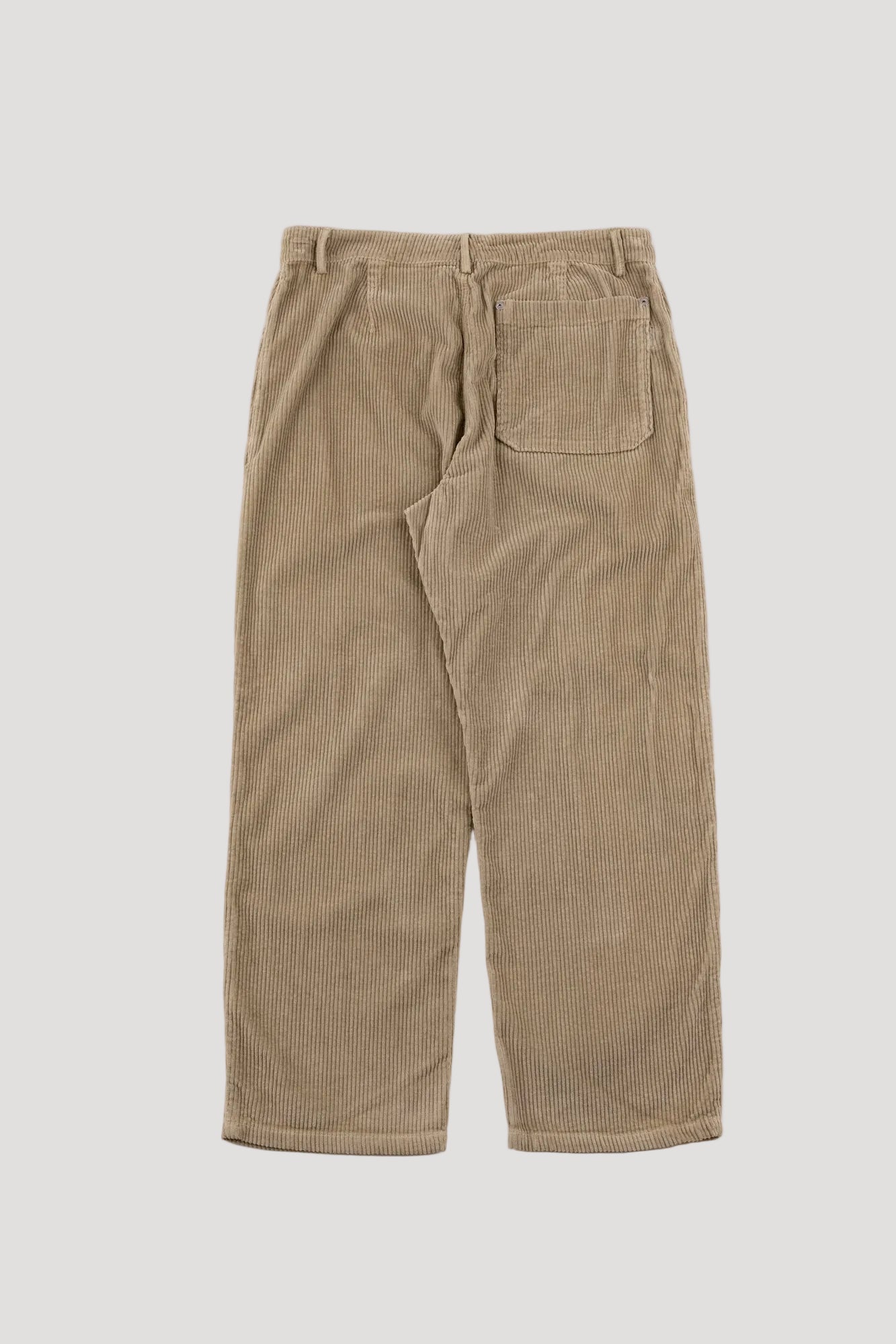 Folk | Folk Barrel Leg Trouser - Stone Heavy Cord