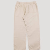 Barrel Leg Trouser - Stone Hemp Canvas