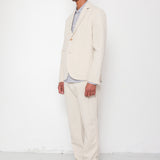 Cotton Linen Trouser - Natural Linen Canvas