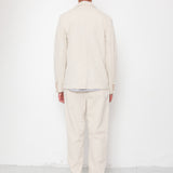 Cotton Linen Trouser - Natural Linen Canvas