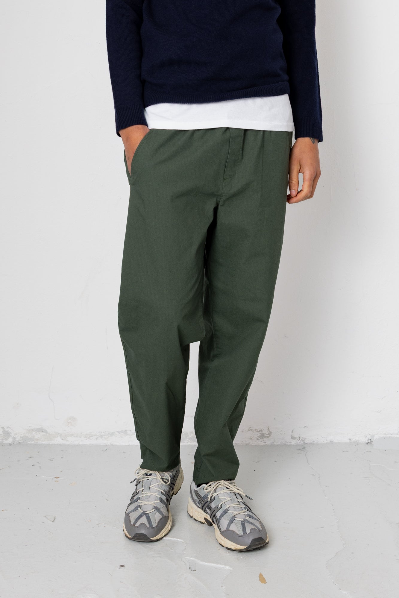 Folk | Folk Drawcord Assembly Pant - Olive Ripstop