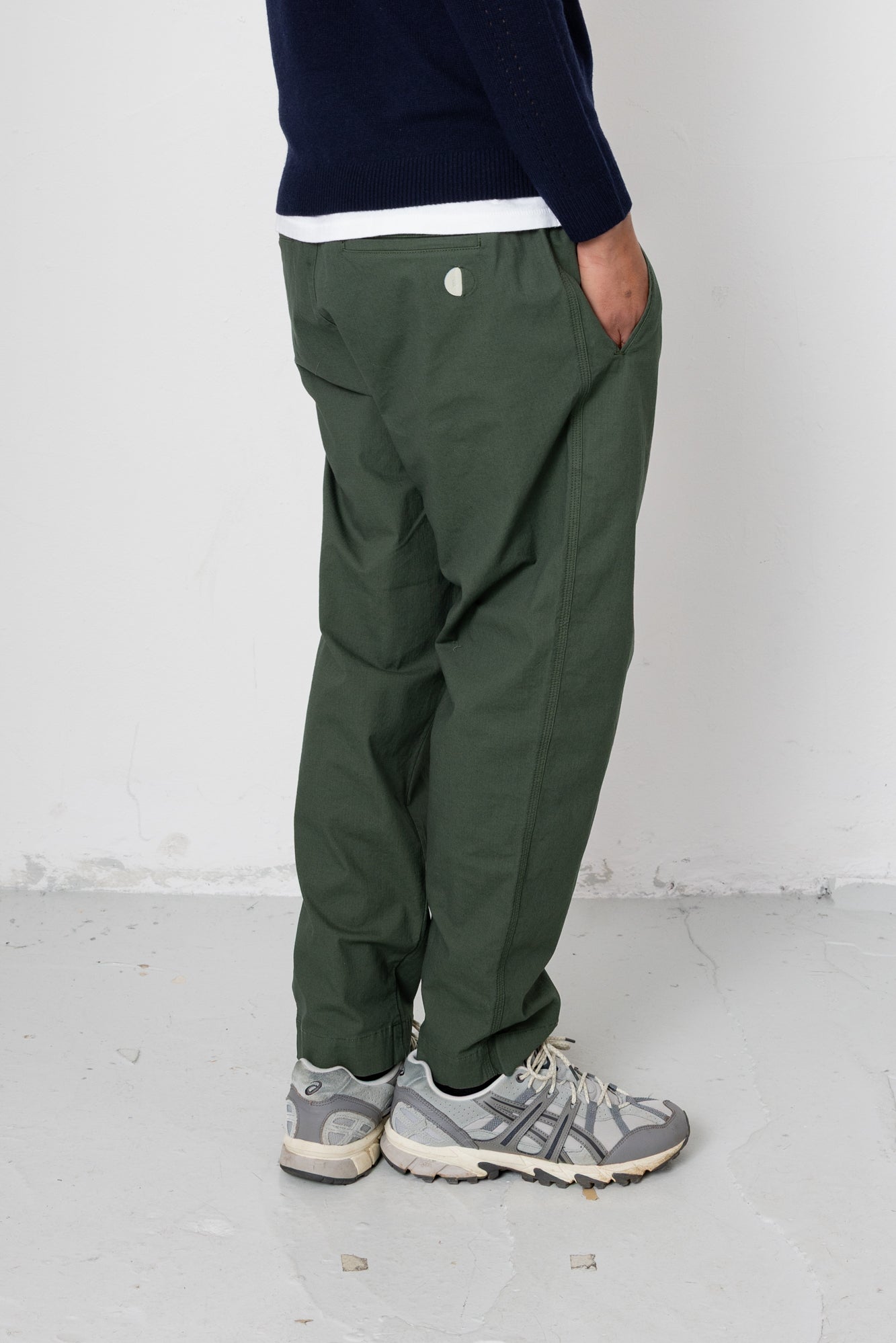 Folk | Folk Drawcord Assembly Pant - Olive Ripstop