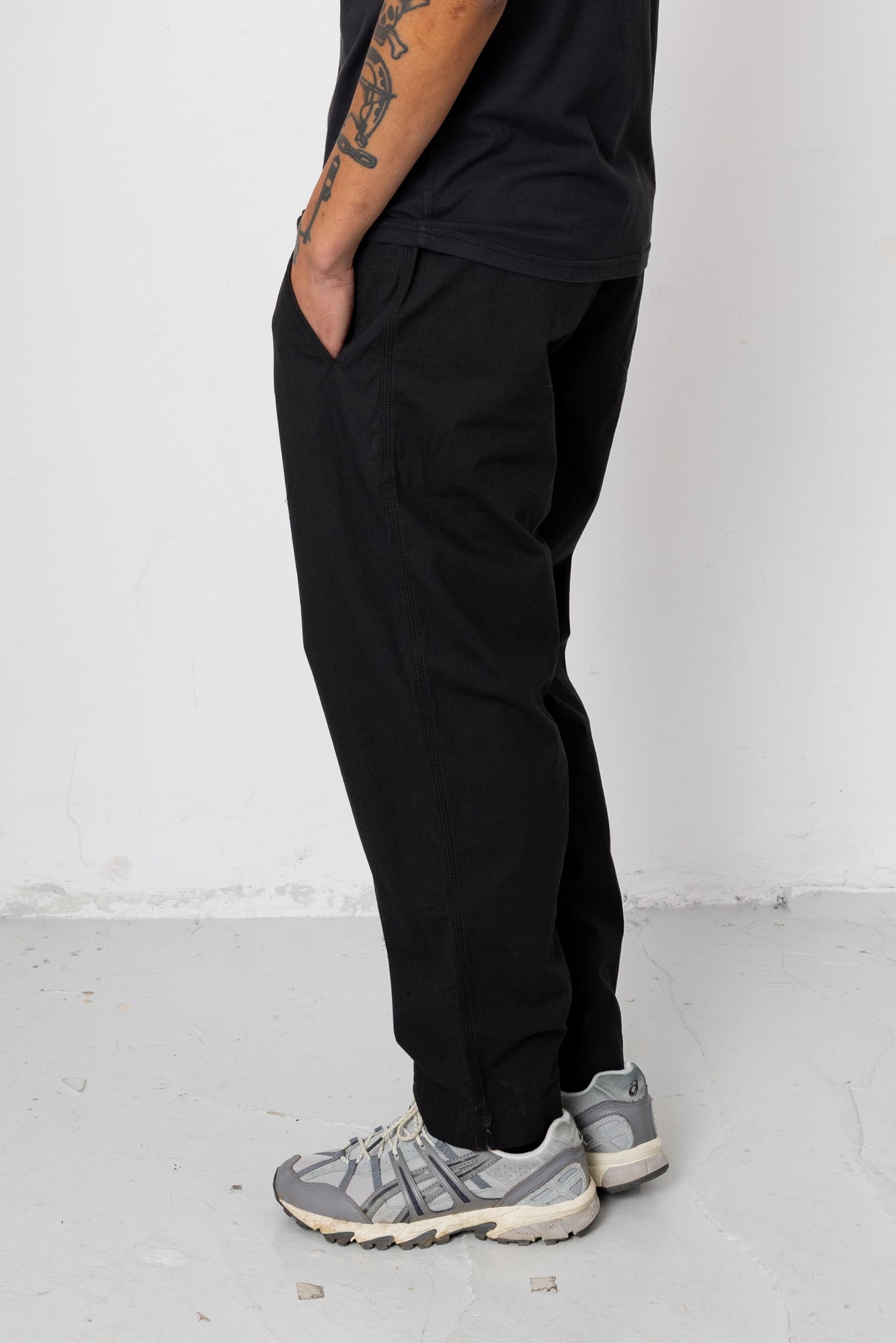 Folk | Folk Drawcord Assembly Pant - Black Ripstop