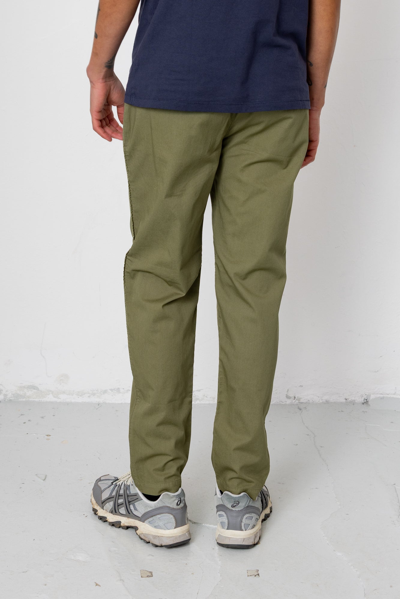 Folk Drawcord Trousers - Olive