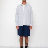 Easy Fit Shirt - Soft Blue Mini Check