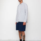 Easy Fit Shirt - Soft Blue Mini Check