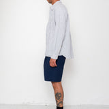 Easy Fit Shirt - Soft Blue Mini Check