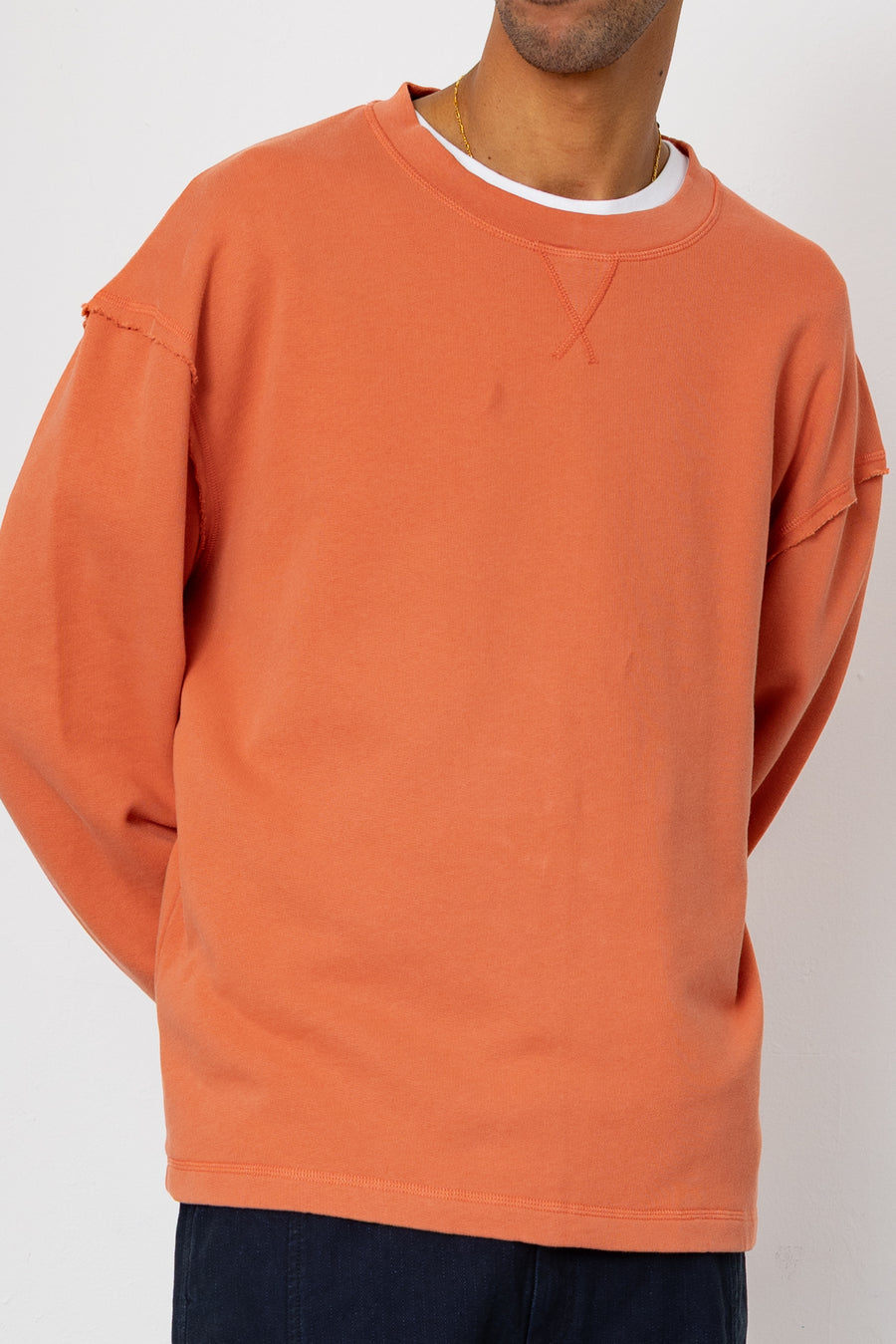 Folk Easy Fit Sweat - Red Oxide