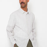 Relaxed Fit Shirt - Silver Textured Check