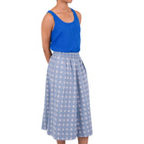 Full Seam Skirt - Blue Tile Tapestry