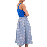 Full Seam Skirt - Blue Tile Tapestry
