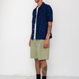 Gabe Shirt - Indigo Irregular Dot
