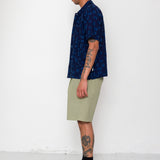 Gabe Shirt - Indigo Irregular Dot