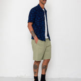 Gabe Shirt - Indigo Irregular Dot