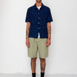 Gabe Shirt - Indigo Irregular Dot