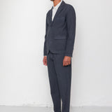 Lunar Blazer - Soft Black Cotton Linen