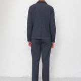 Lunar Blazer - Soft Black Cotton Linen