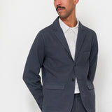 Lunar Blazer - Soft Black Cotton Linen