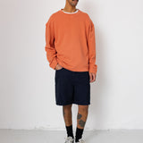 Lunar Jean Short - Deep Indigo Herringbone