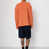 Lunar Jean Short - Deep Indigo Herringbone