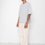 Oversized T-Shirt - Grey Melange Slub
