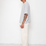Oversized T-Shirt - Grey Melange Slub