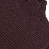 Open Funnel Neck Jumper - Coffee