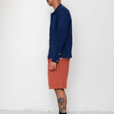 Folk | Folk Patch Shirt - Navy Openweave