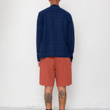 Folk | Folk Patch Shirt - Navy Openweave