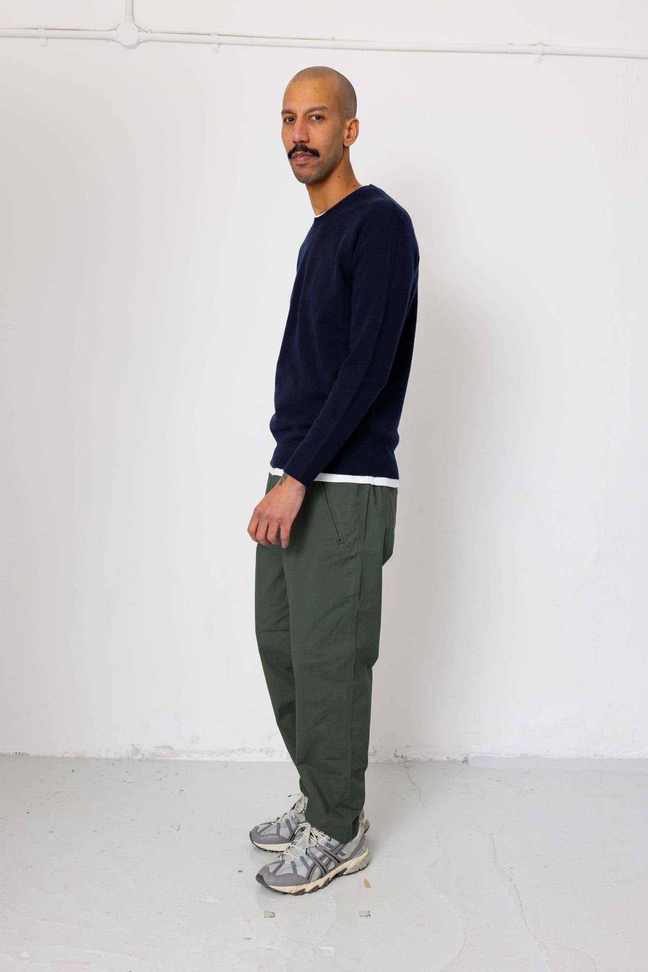 Folk | Folk Drawcord Assembly Pant - Olive Ripstop