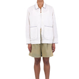 Pleated Shirt - White