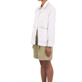 Pleated Shirt - White