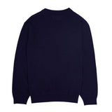 Pointelle Crew - Dark Navy