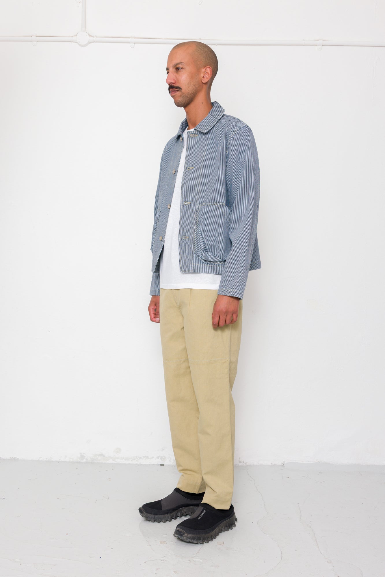 Folk | Folk Prism Jacket - Indigo Ticking Stripe