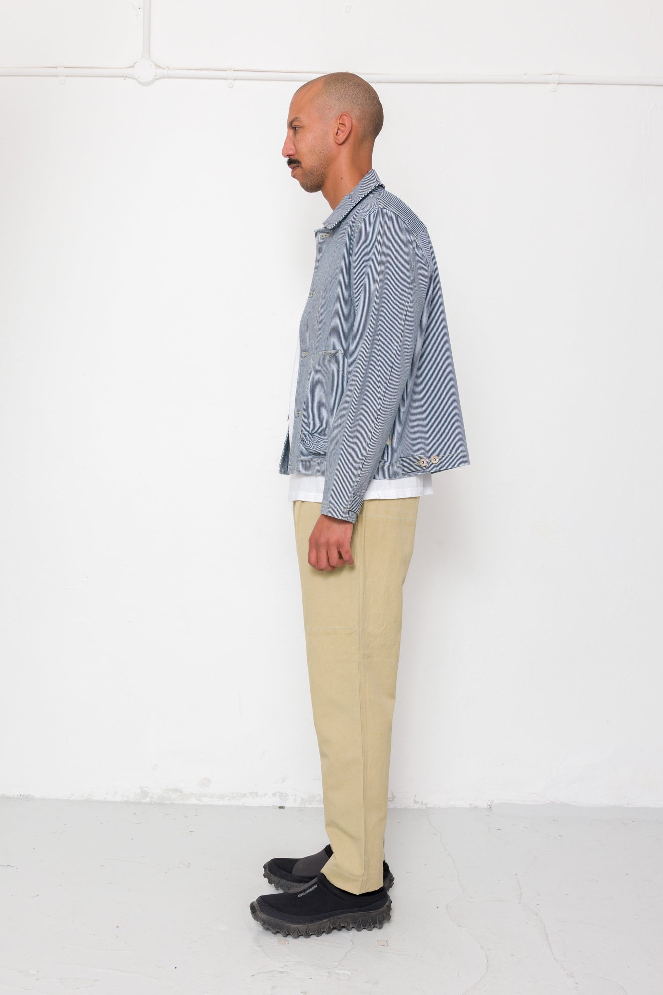 Folk | Folk Prism Jacket - Indigo Ticking Stripe