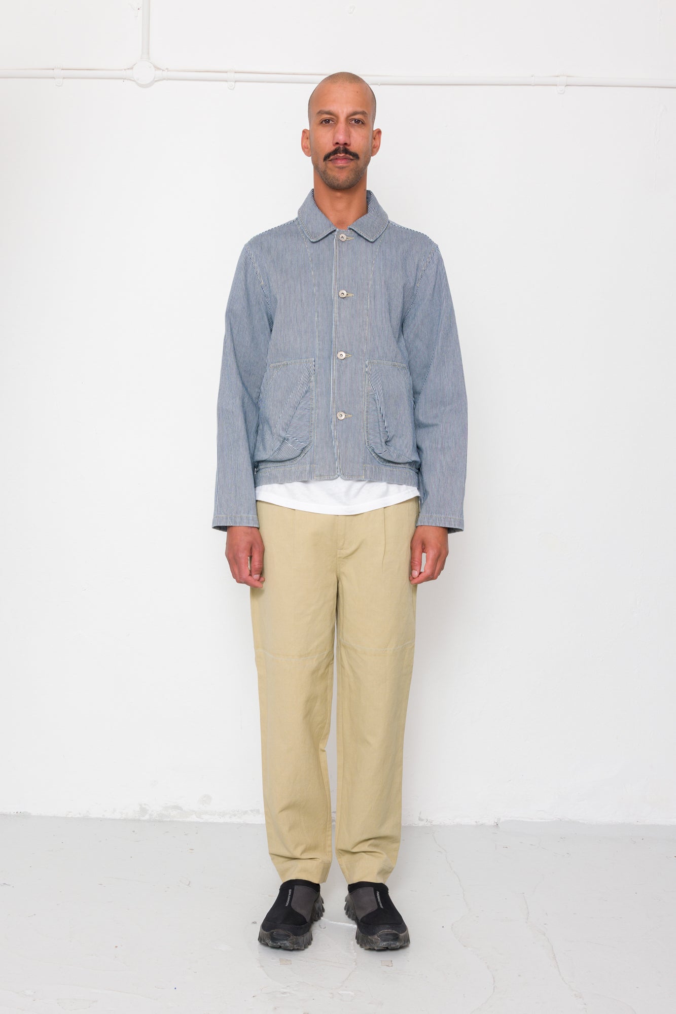 Folk | Folk Prism Jacket - Indigo Ticking Stripe