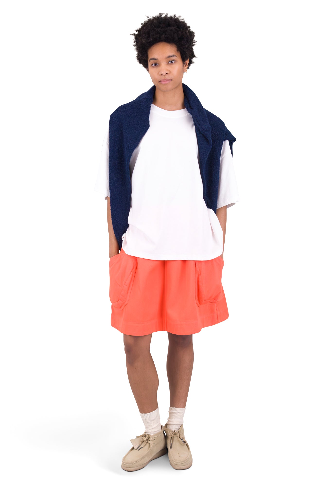 Folk Prism Skirt - Coral Twill