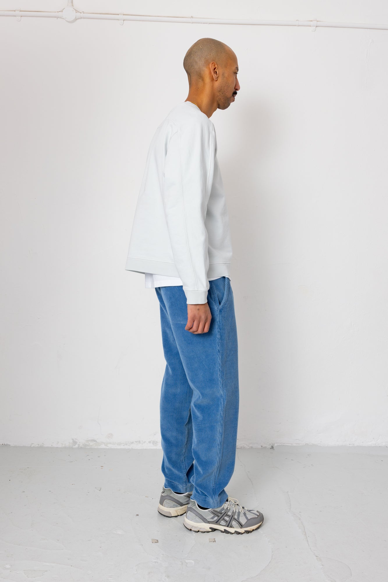 Folk | Folk Prism Sweat - Light Blue Grey