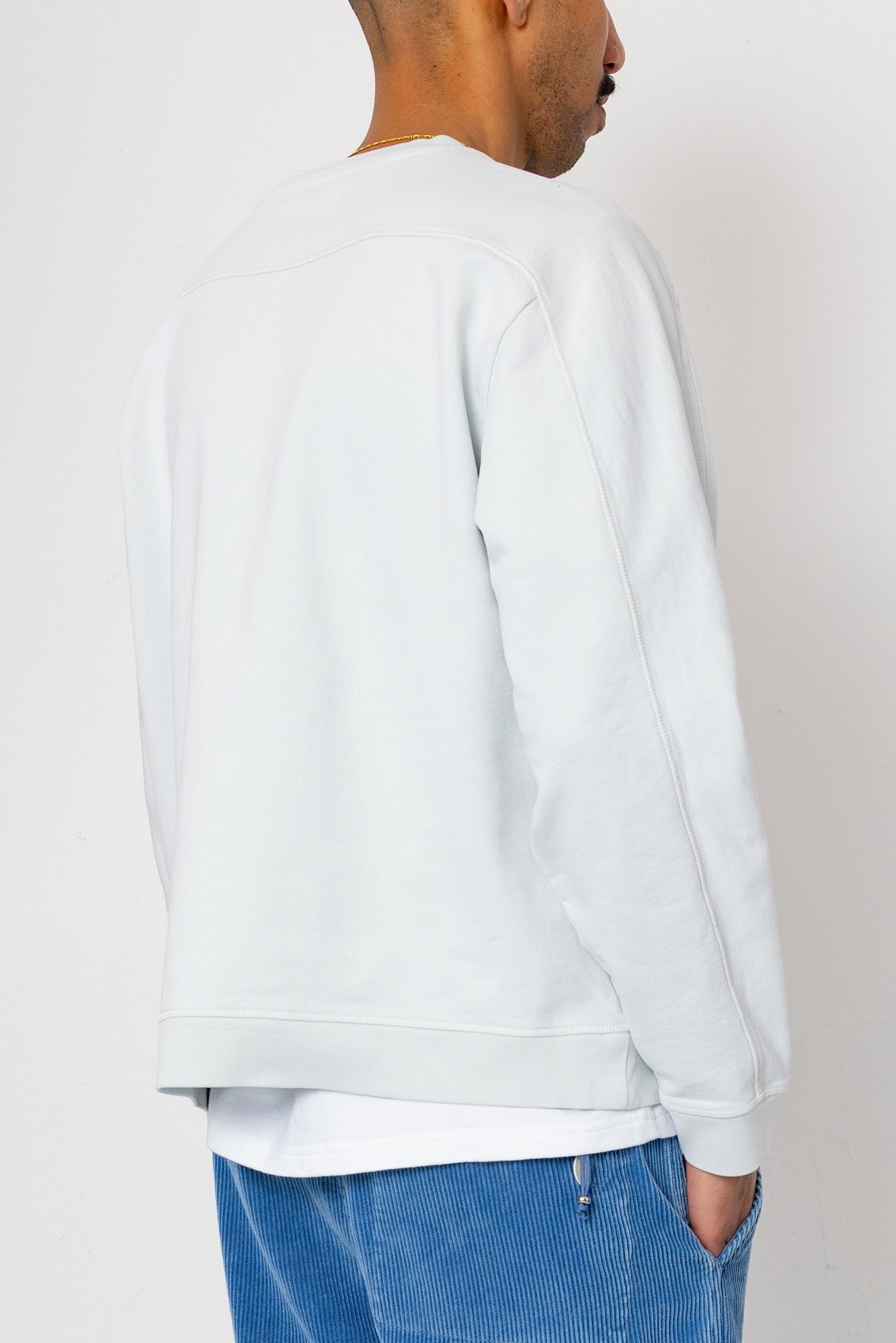 Folk | Folk Prism Sweat - Light Blue Grey