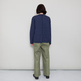 Qulited Boxy Jacket - Soft Navy