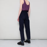 Scoop Back Vest - Wine