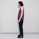 Scoop Back Vest - Wine