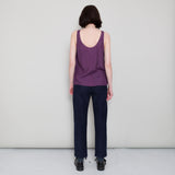Scoop Back Vest - Wine