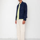 Signal Blouson - Stray Float Stitch Indigo