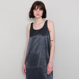 Slip Dress - Coal Satin