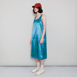 Slip Dress - Verdigris Satin