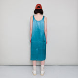 Slip Dress - Verdigris Satin