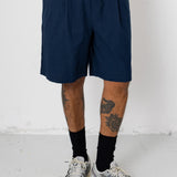 Relaxed Assembly Short - Dark Navy Crinkle