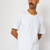 Short Sleeve Textured T-Shirt - White